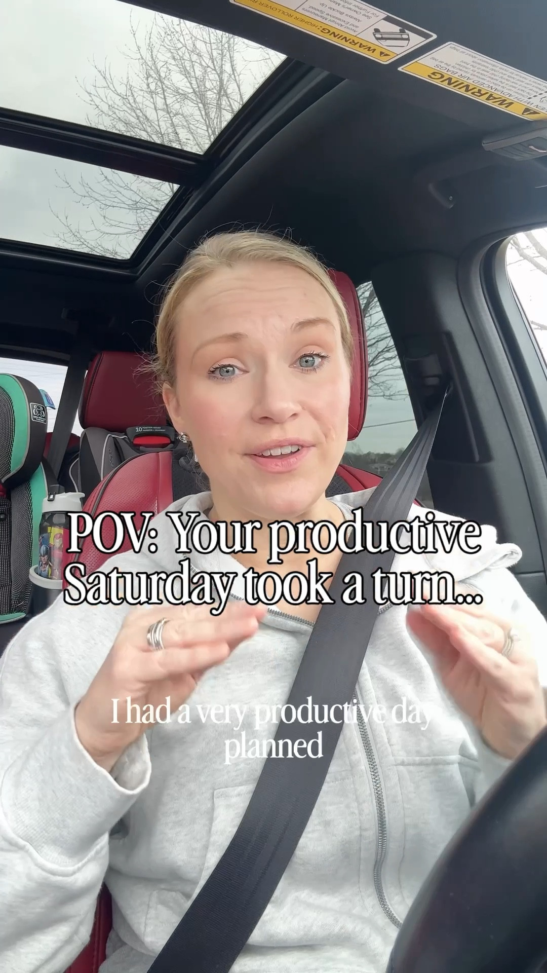 

My super productive Saturday lasted exactly 10 minutes… until my daughter started getting sick 🤢💩🚽.

I had a full Saturday to-do list. Laundry. Cleaning. Content planning. Grocery run. All the things working moms try to squeeze into one weekend day.

But when your kid is sick, everything else just pauses.

Instead of checking things off my list, I spent the morning sitting in her room with her, cuddling on the couch, and running to Target for Pedialyte, bananas, and all the stomach bug essentials while she naps.

Motherhood is funny like that.
You plan your day… and then your kids plan it for you.

And honestly? The to-do list can wait. 

Use my Javvy link for 20% off https://javvycoffee.com/a/DANEE7

#workingmomlife #momlifeunfiltered #sickkidday #momlifechaos #workingmomcontent 

#LTKvlog #LTKmomlife #LTKdayinmylife