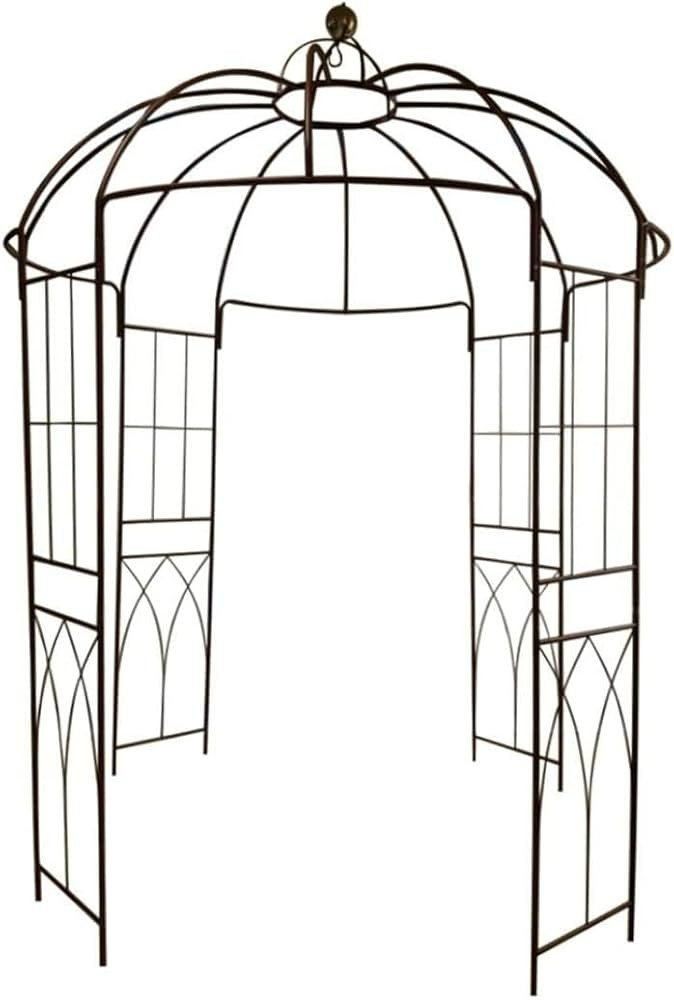 OUTOUR French Style Birdcage Shape Heavy Duty Gazebo,9'Highx 6‘6"Wide,Pergola Pavilion Arch Arb... | Amazon (US)