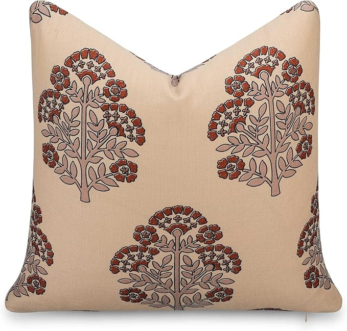 Crumbs Home Modern Farmhouse California Casual Indoor Outdoor Throw Pillow Cover, 20"x20" Water R... | Amazon (US)