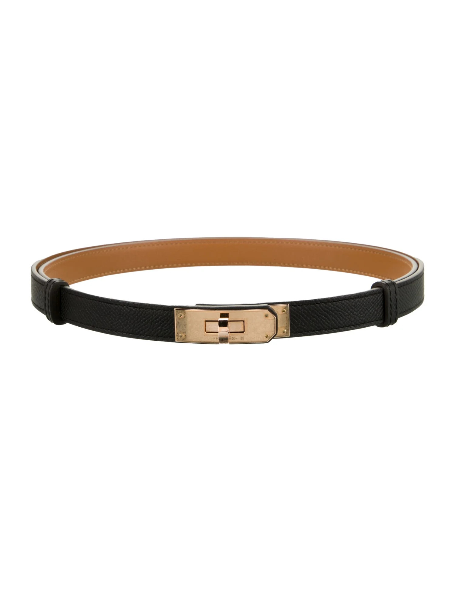 18 mm Epsom Leather Kelly Belt w/ Tags | The RealReal