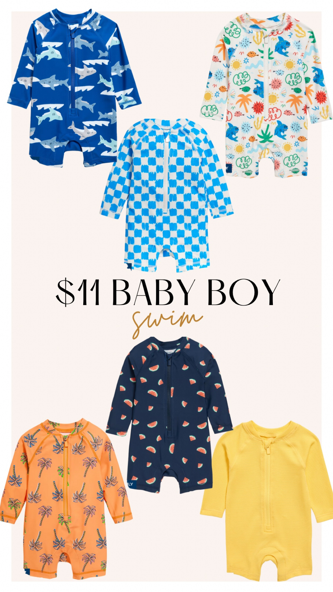 $11 today only!! Comes in 6 colors/prints sizes 0-24 month 

#LTKSwim #LTKBaby #LTKTravel