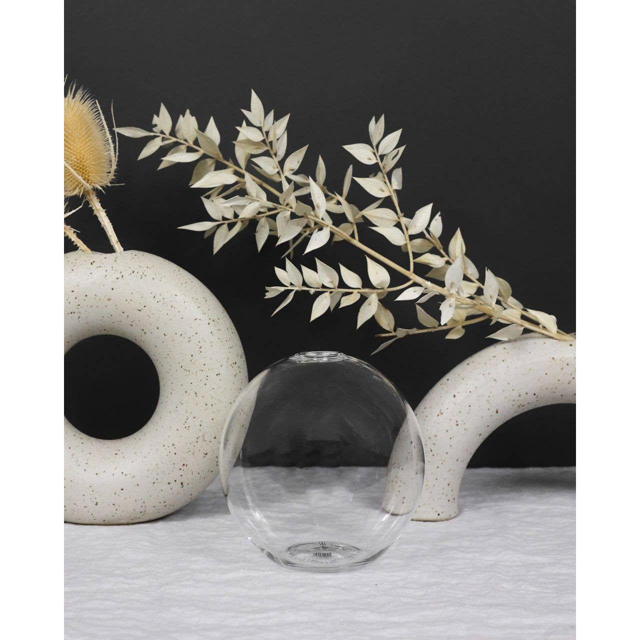 Neva Vase, Clear Candle Holder | Outrageous Interiors + Design