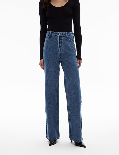 Witchery High Rise Wide Leg Jean | David Jones | David Jones (Australia & New Zealand)