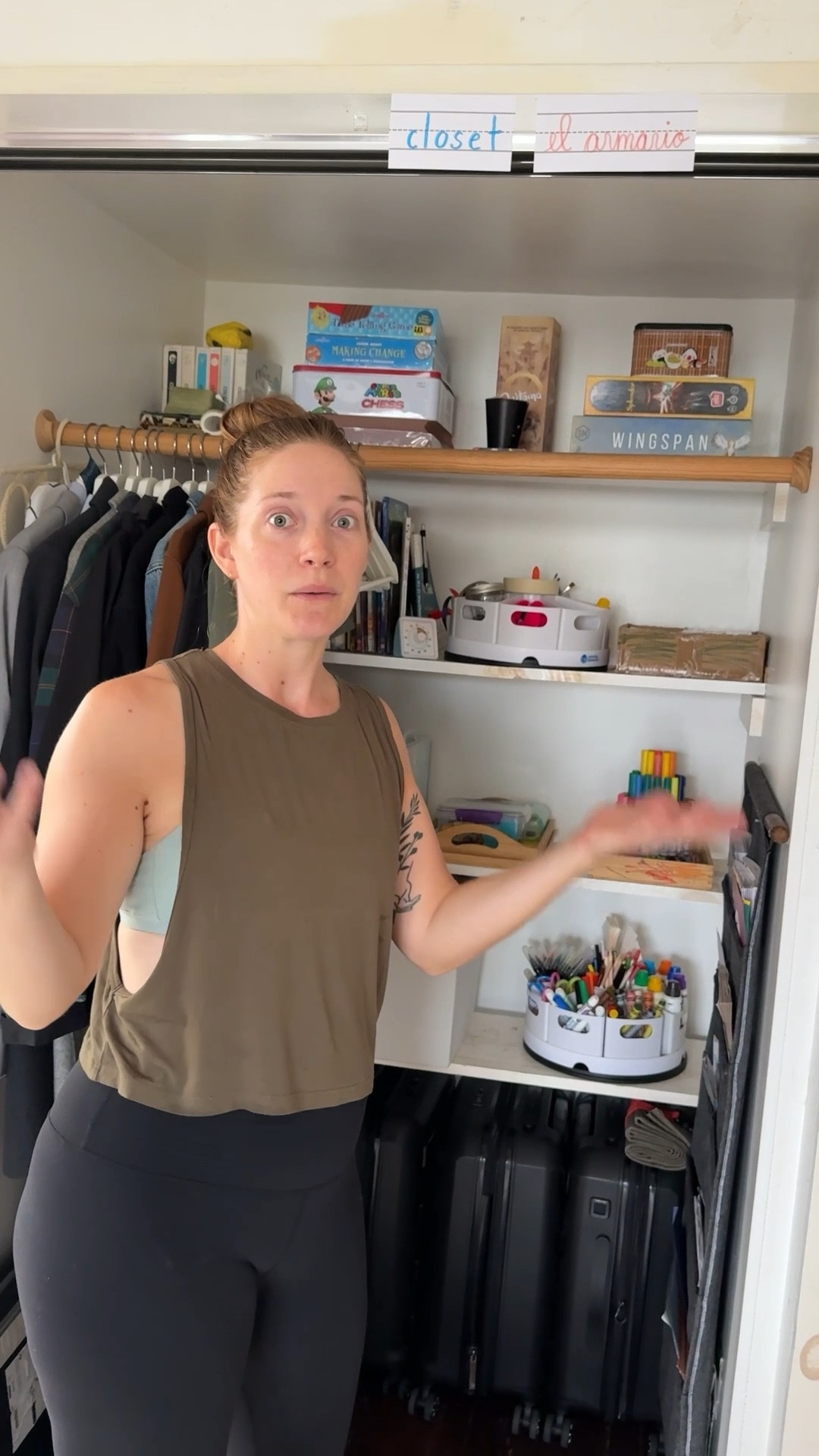 In-closet art station for small space living with kids!

#LTKFamily #LTKHome #LTKKids