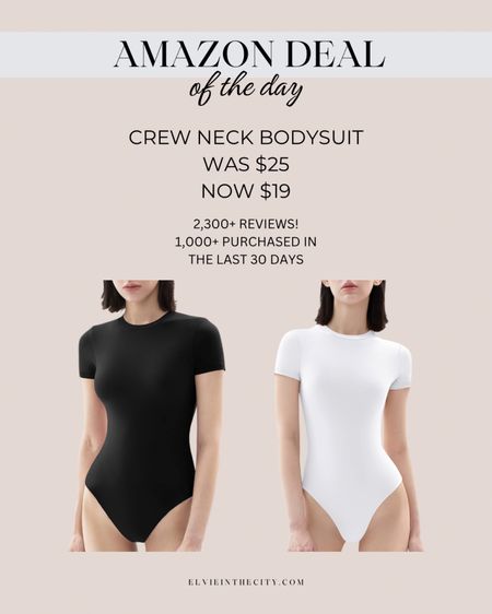 This viral bodysuit is available in a ton of colors and is only $19 today!

Spring outfit, shirt sleeve bodysuit, ootd, fashion over 40, amazon fashion, white bodysuit  

#LTKfindsunder50 #LTKstyletip #LTKsalealert