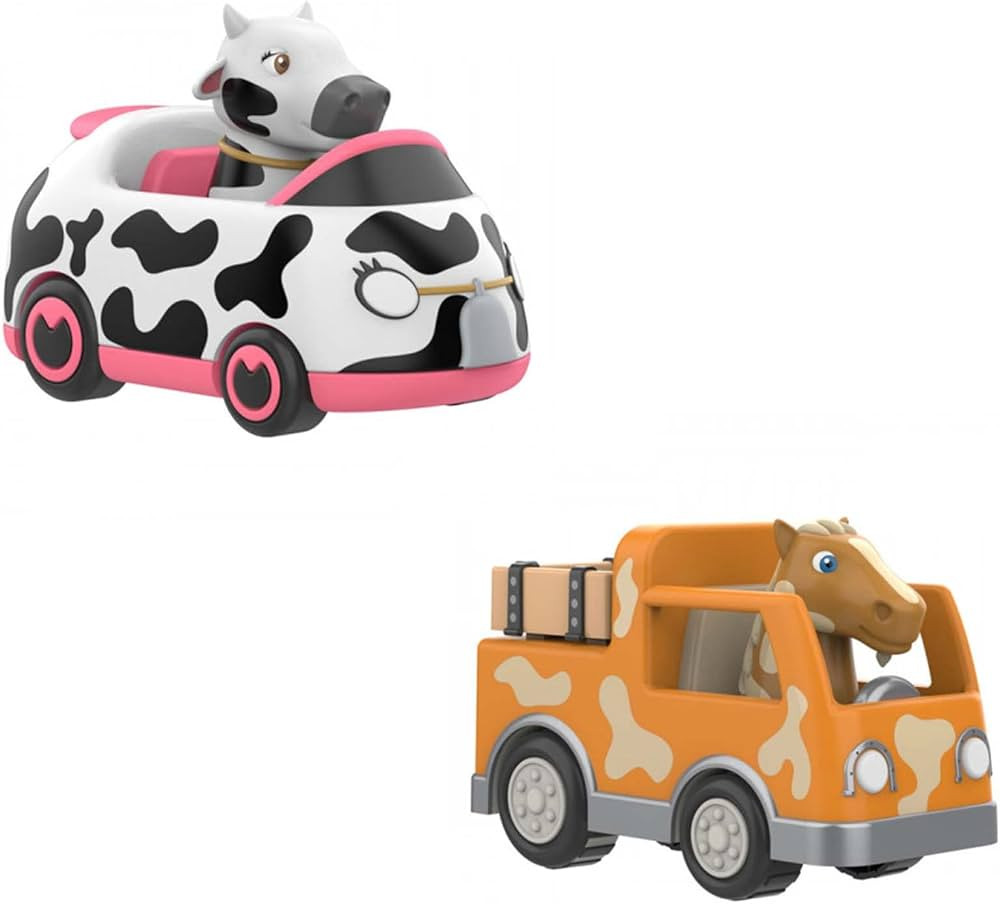 La Granja De Zenon Car Toys for Toddlers 1-3 La Vaca Lola Baby Car Toy Friction Powered Cars for ... | Amazon (US)