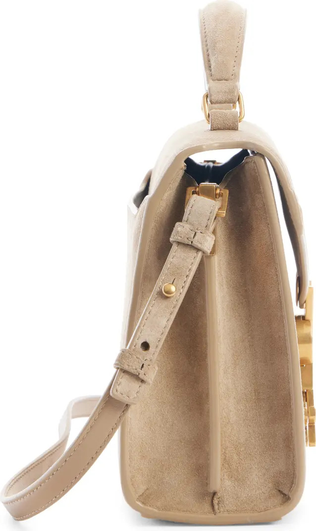 Saint Laurent Mini Cassandra Leather Top Handle Bag | Nordstrom | Nordstrom