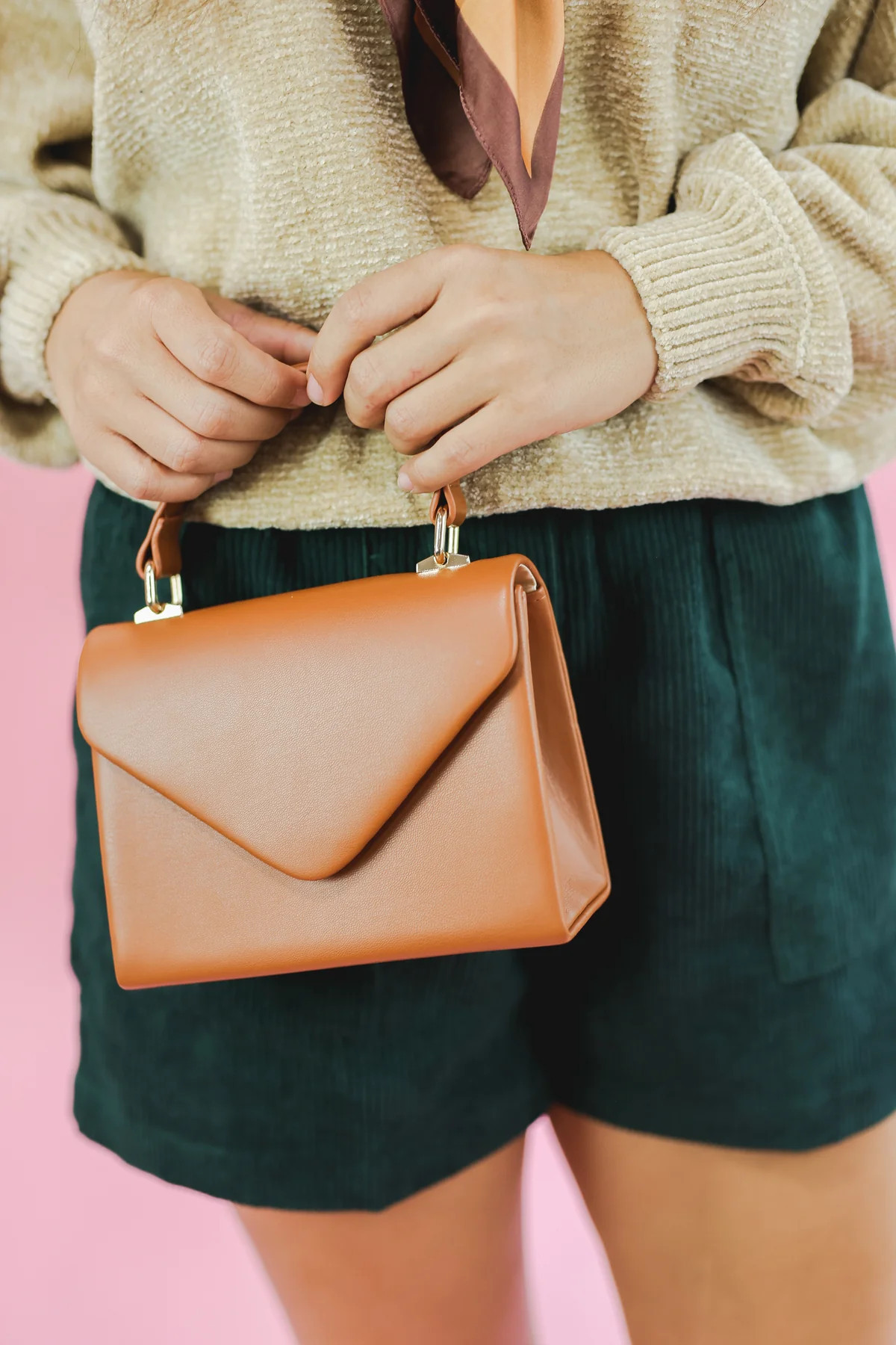 The Reba Crossbody In Tan | Southern House Boutique