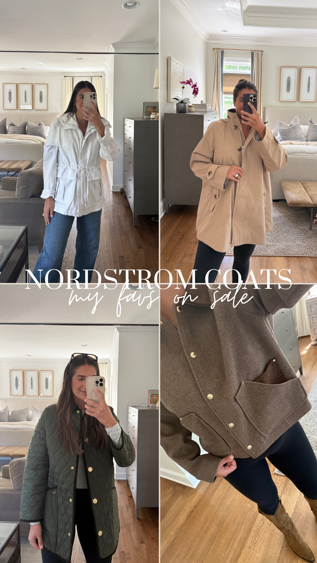My fav nordstrom coats on sale now!

Nordstrom, n sale, NSALE, Nordstrom coats on sale, rain coats, jackets, grace white

#LTKootd #LTKSaleAlert #LTKSeasonal