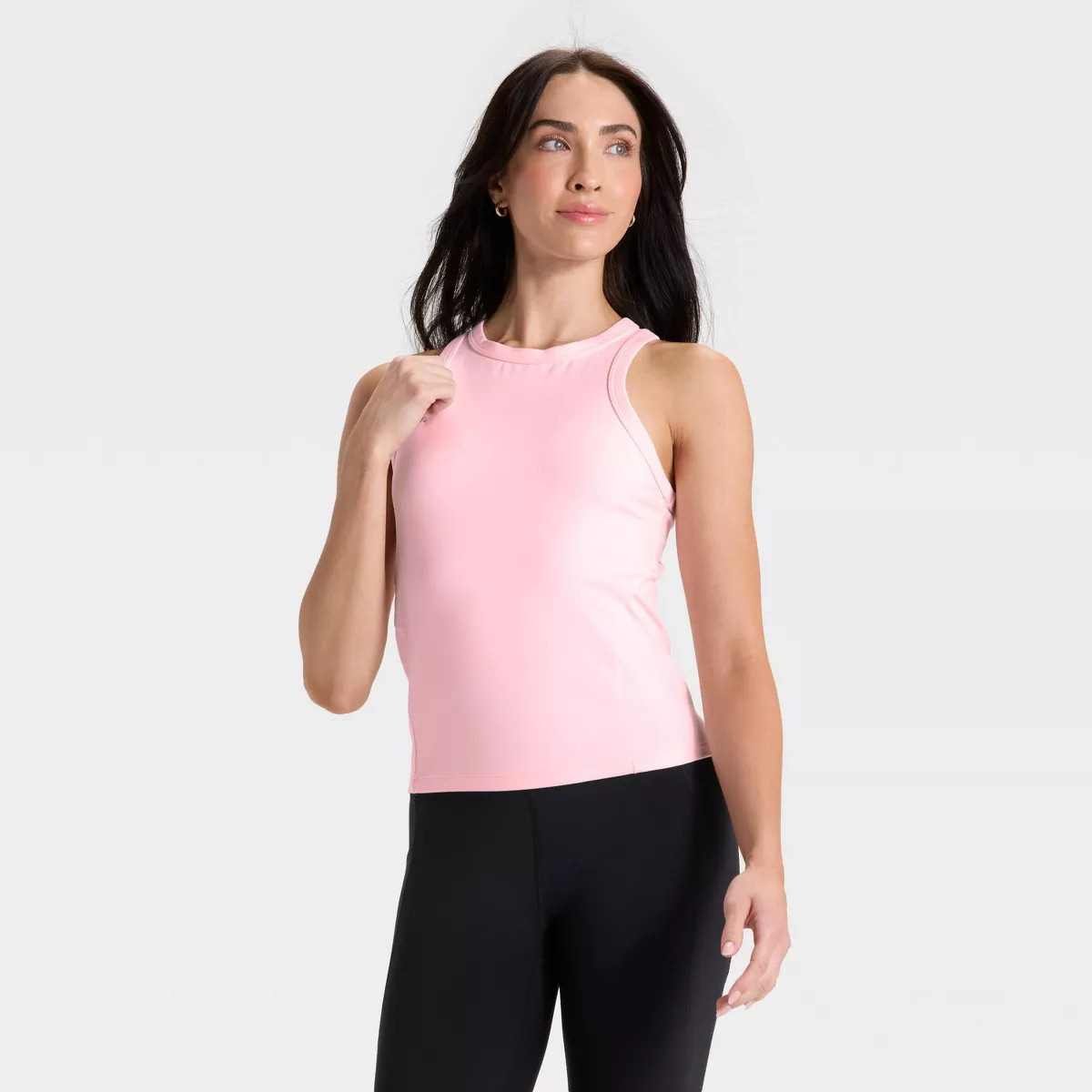 Women's High Neck Racerback Tank Top - All In Motion™ | Target