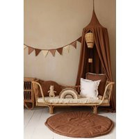 Brown - Linen Canopy, Bedhemel, Boho Klamboe, Brown | Etsy (UK)