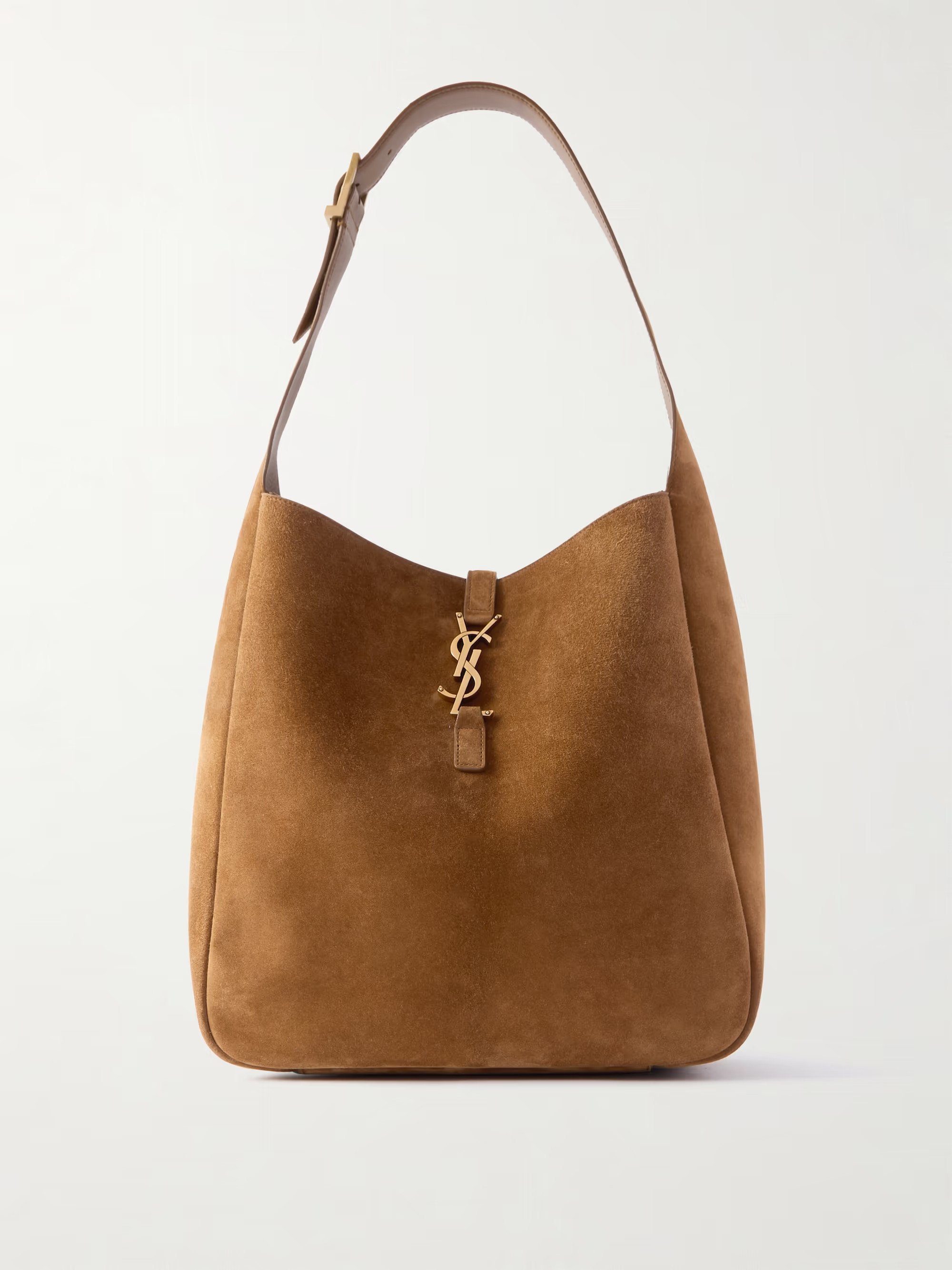 Le 5 à 7 Supple large suede shoulder bag | NET-A-PORTER (UK & EU)
