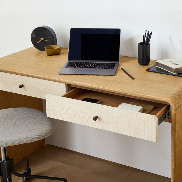 Modern Waterfall Desk (48") | West Elm (US)