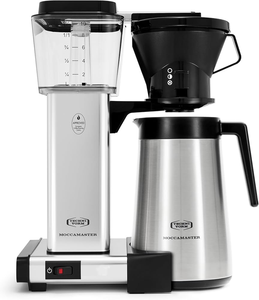 Technivorm Moccamaster 79112 KBT Coffee Brewer, 40 oz, Polished Silver | Amazon (US)