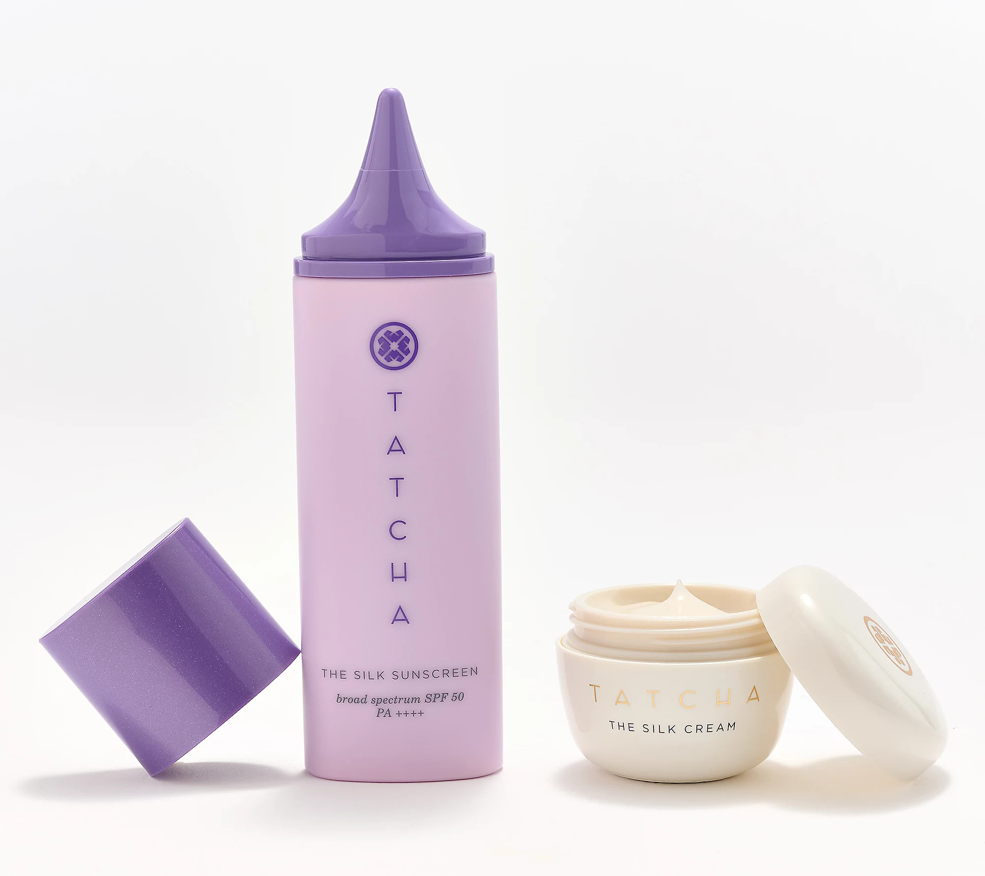 TATCHA Silk Sunscreen SPF 50 & Silk Cream | QVC
