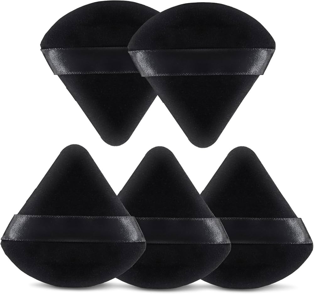 BEAKEY Triangle Powder Puffs for Face Powder Makeup Puff for Loose & Cosmetic Foundation, Wedge S... | Amazon (US)