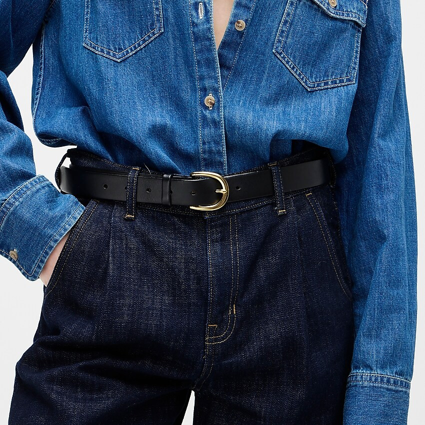 Classic belt in Italian leather | J. Crew US