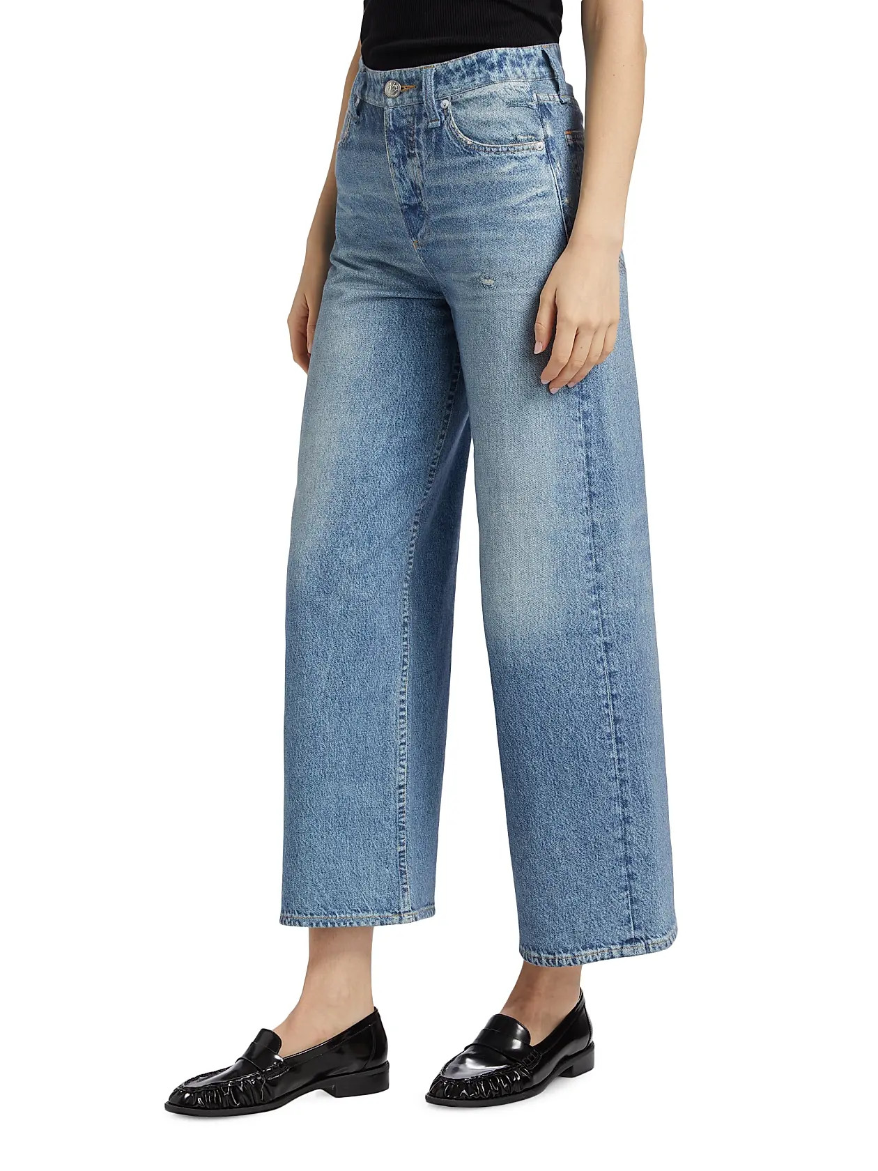 rag & bone Miramar Sofie Ankle Wide-Leg Pants | Saks Fifth Avenue | Saks Fifth Avenue