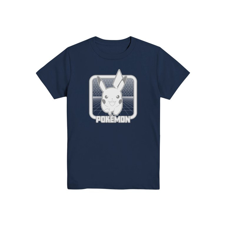 Pokemon Boys Pikachu, Crew Neck, Short Sleeve, Graphic Tee, Sizes 4-18 | Walmart (US)