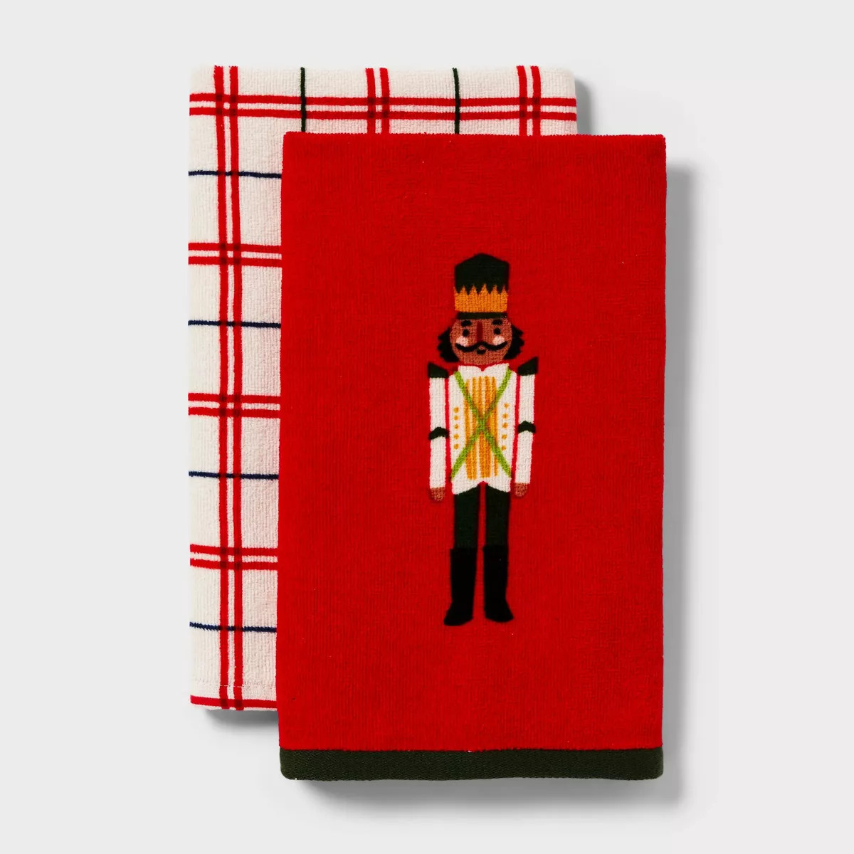 2pk Christmas Nutcracker Hand Towels Red - Wondershop™ | Target