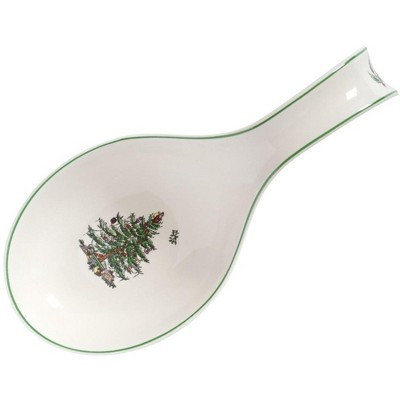 Spode Christmas Tree Spoon Rest, 12-Inch Festive Cooking Utensil Rest, Christmas Spatula & Ladle Holder, Fine Earthenware, Dishwasher Safe | Target