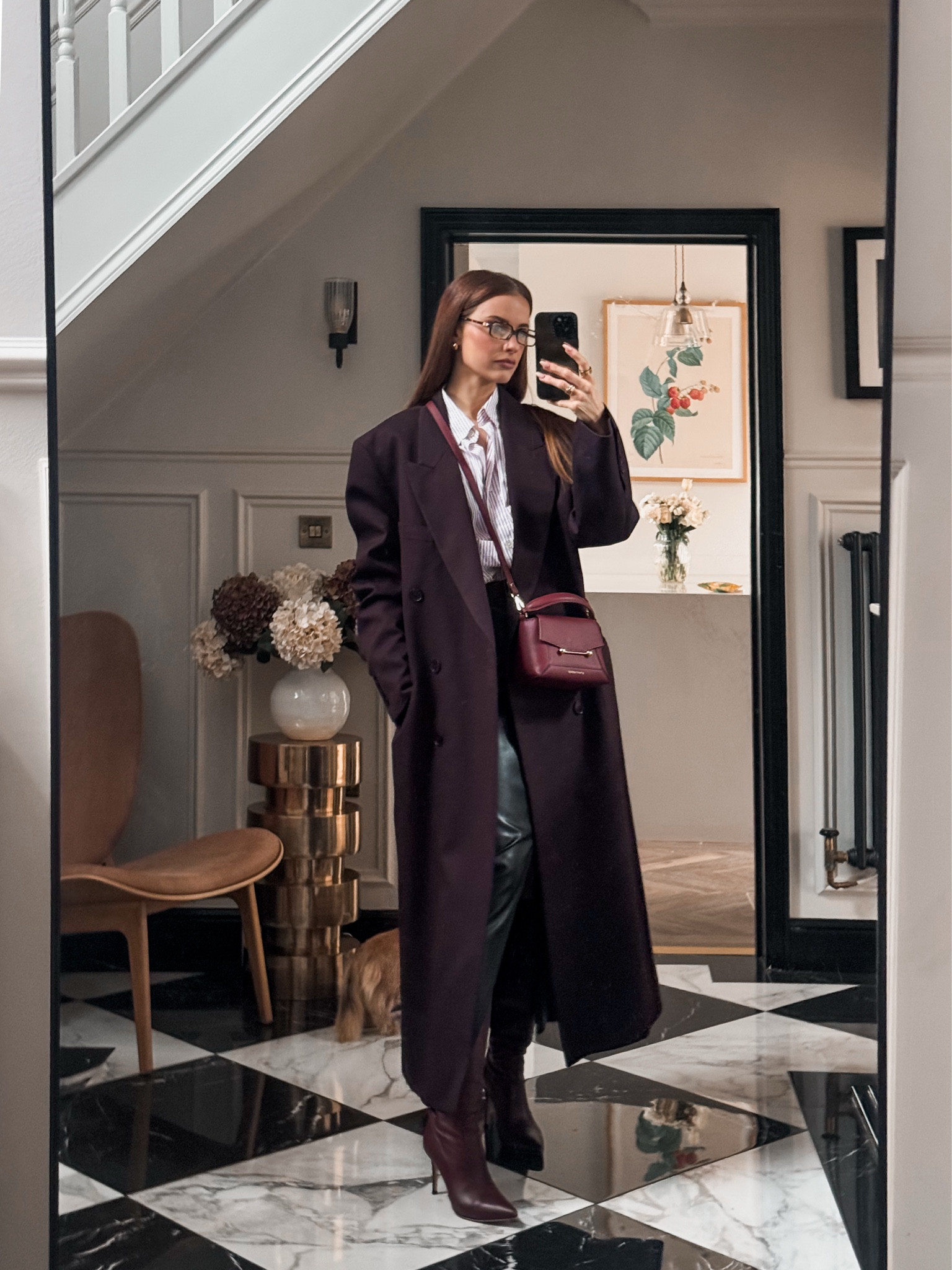 An everyday winter season look for a day in London 