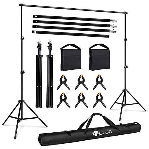 HPUSN Photo Video Studio 10ft. Adjustable Backdrop Stand for Wedding Party Stage Decoration, Backgro | Amazon (US)