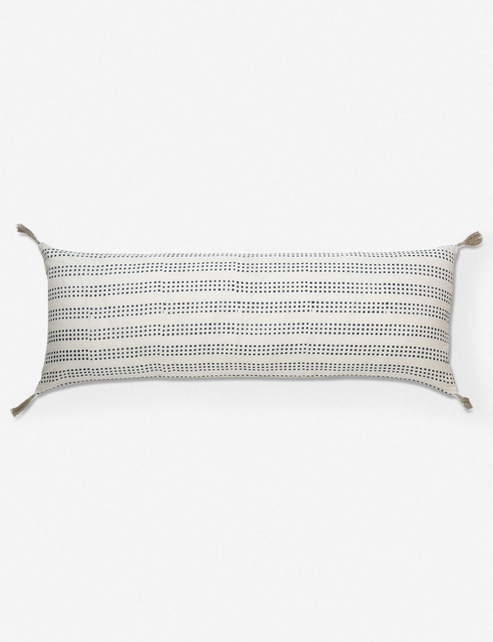 January Lumbar Pillow, Marine | Lulu and Georgia 