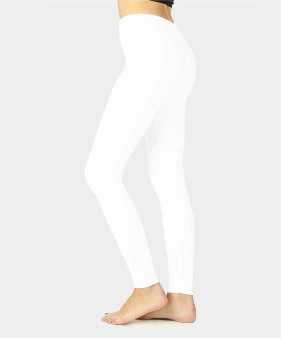 EAG Women's Leggings White - White Leggings - Women | Zulily
