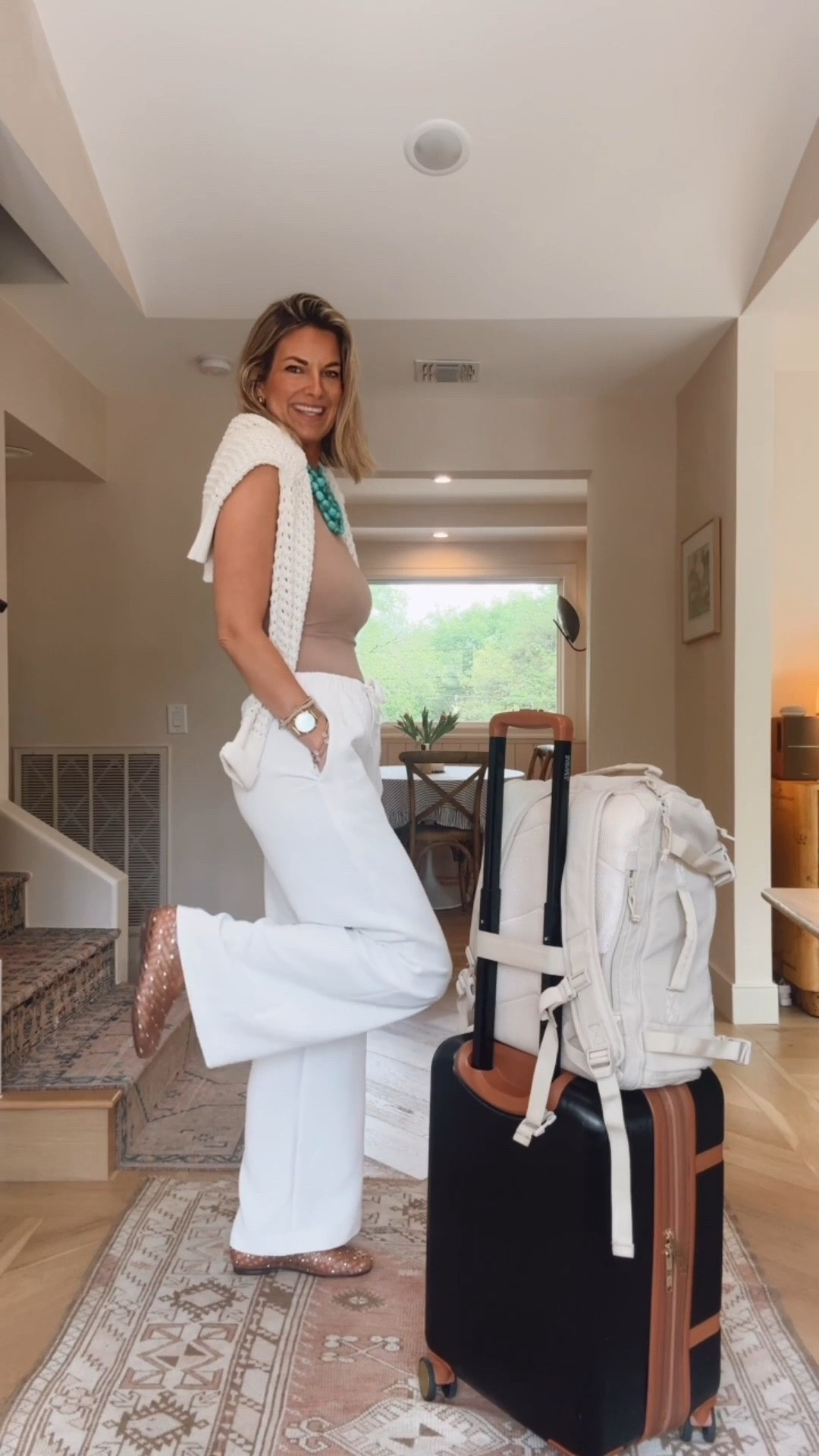 The viral travel pants that don’t wrinkle!! 

I am in small tall. Sharing a save option for the pants and the necklace.

#LTKSeasonal #LTKTravel #LTKTall