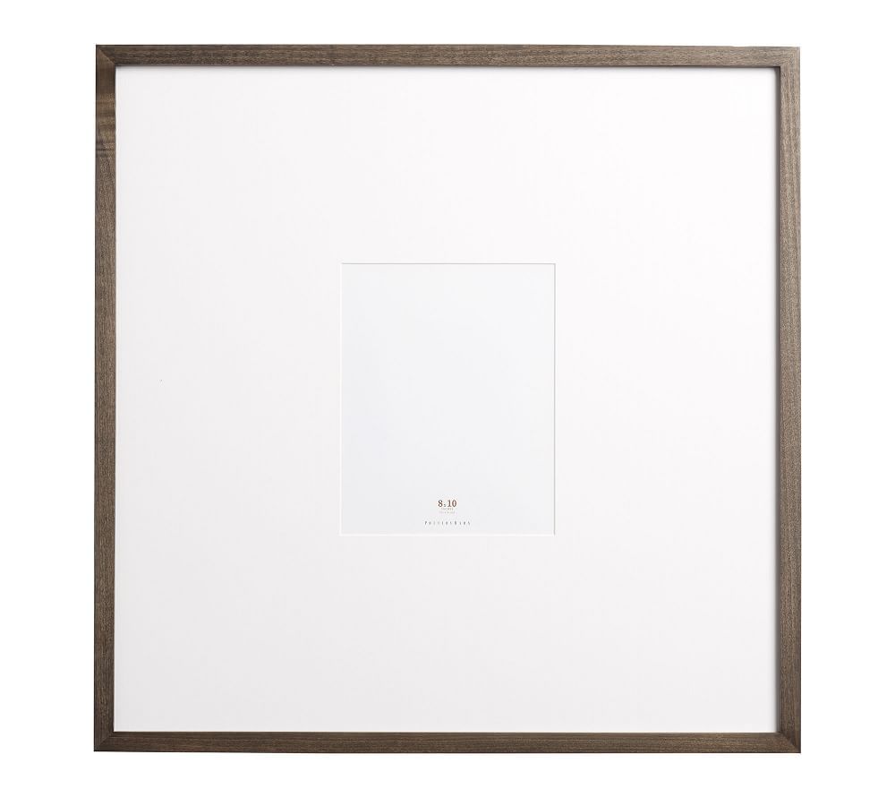Wood Gallery Oversized Mat Frame - 8x10 (25x25 overall) - Black | Pottery Barn (US)