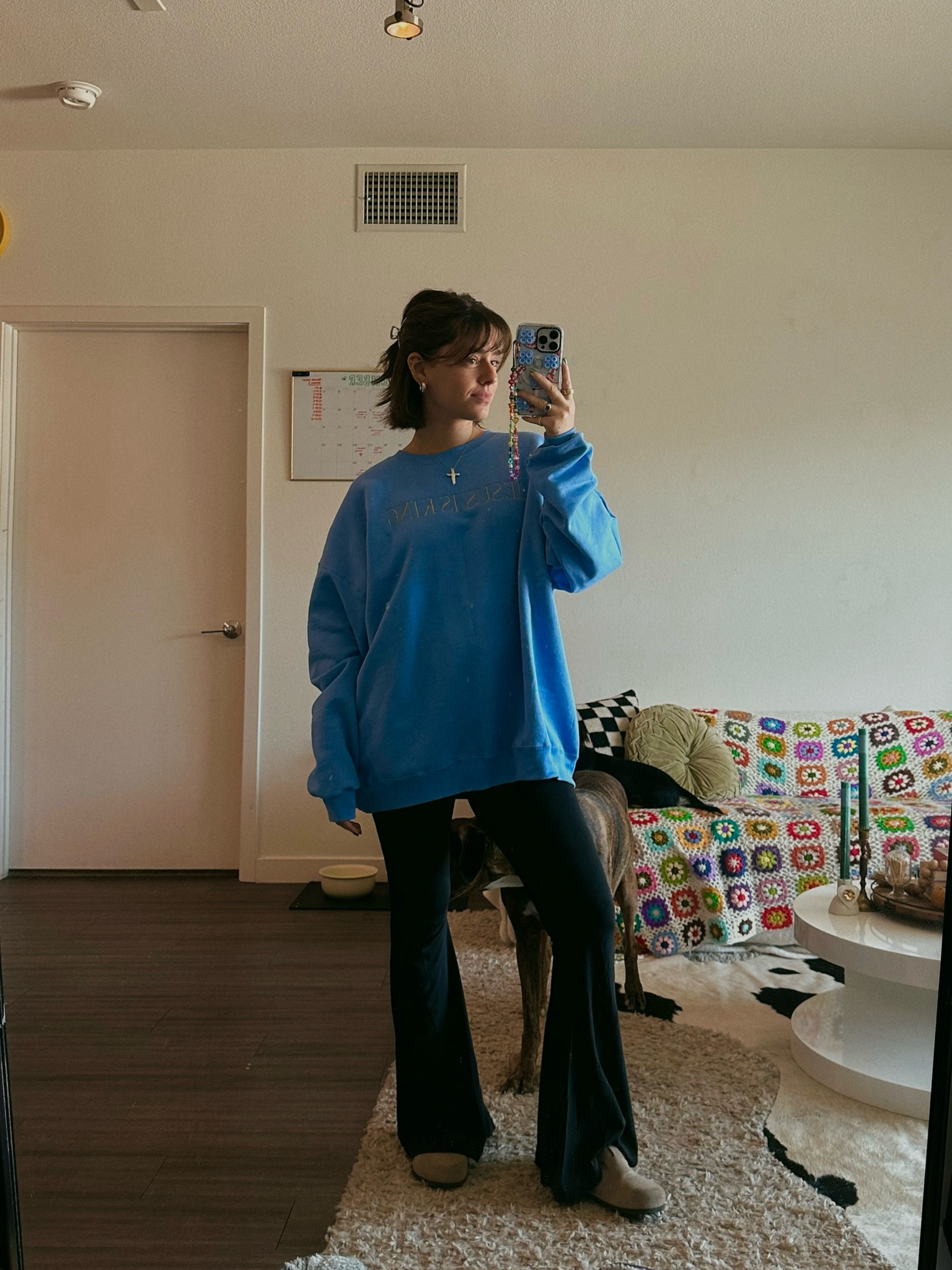 cozy outfit from home 🥹🩵

#LTKCyberSaleIT #LTKCyberWeek #LTKHoliday