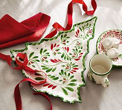 Holiday Puebla Tree Serving Platter | Pottery Barn (US)