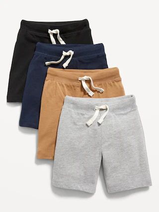 4-Pack Functional-Drawstring Knit Shorts for Toddler Boys | Old Navy (US)