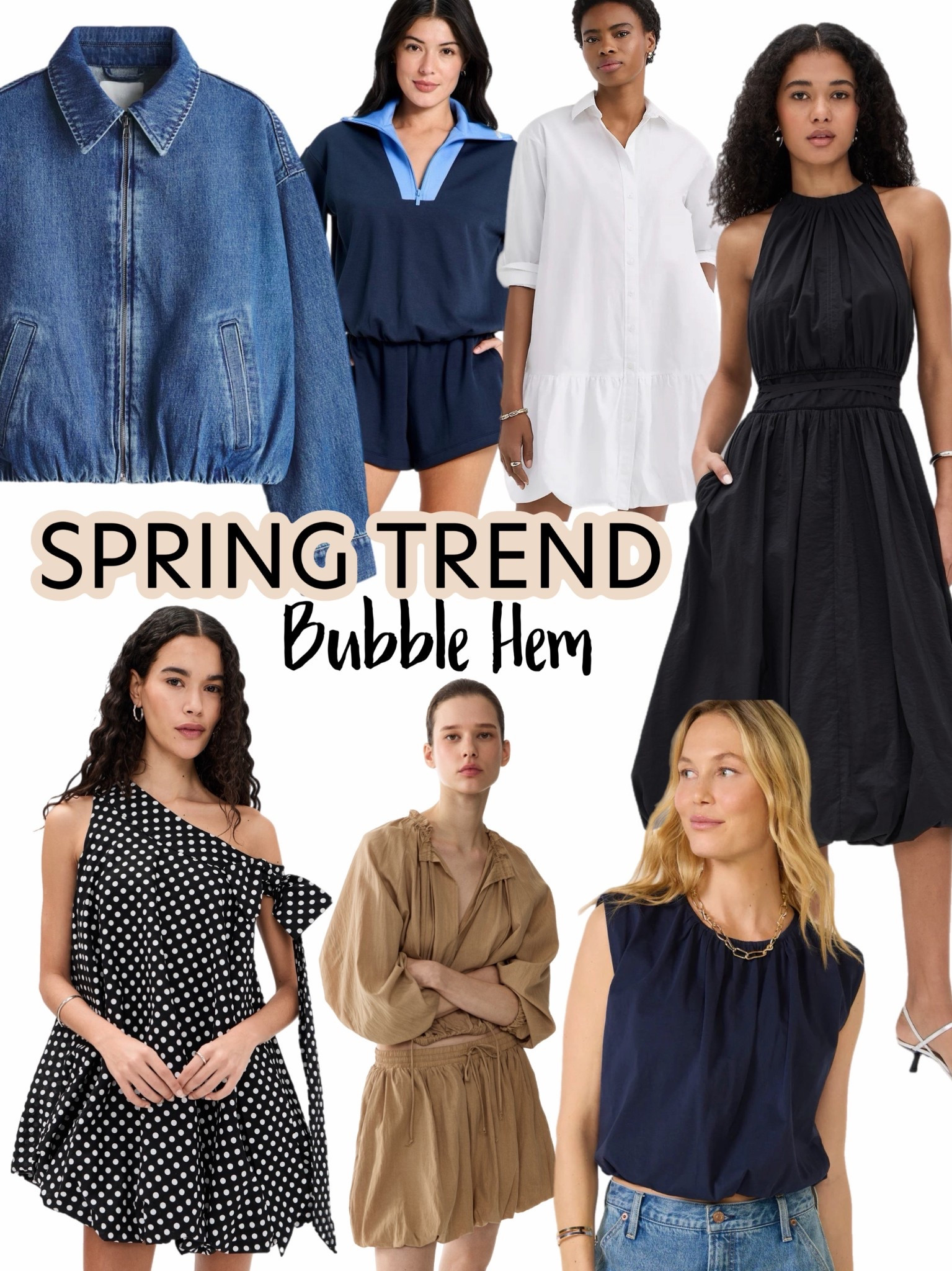 Another Spring trend that is so chic!  I love the bubble hem on dresses, skirts, jackets and tanks!

#LTKootd #LTKOver40 #LTKgrwm