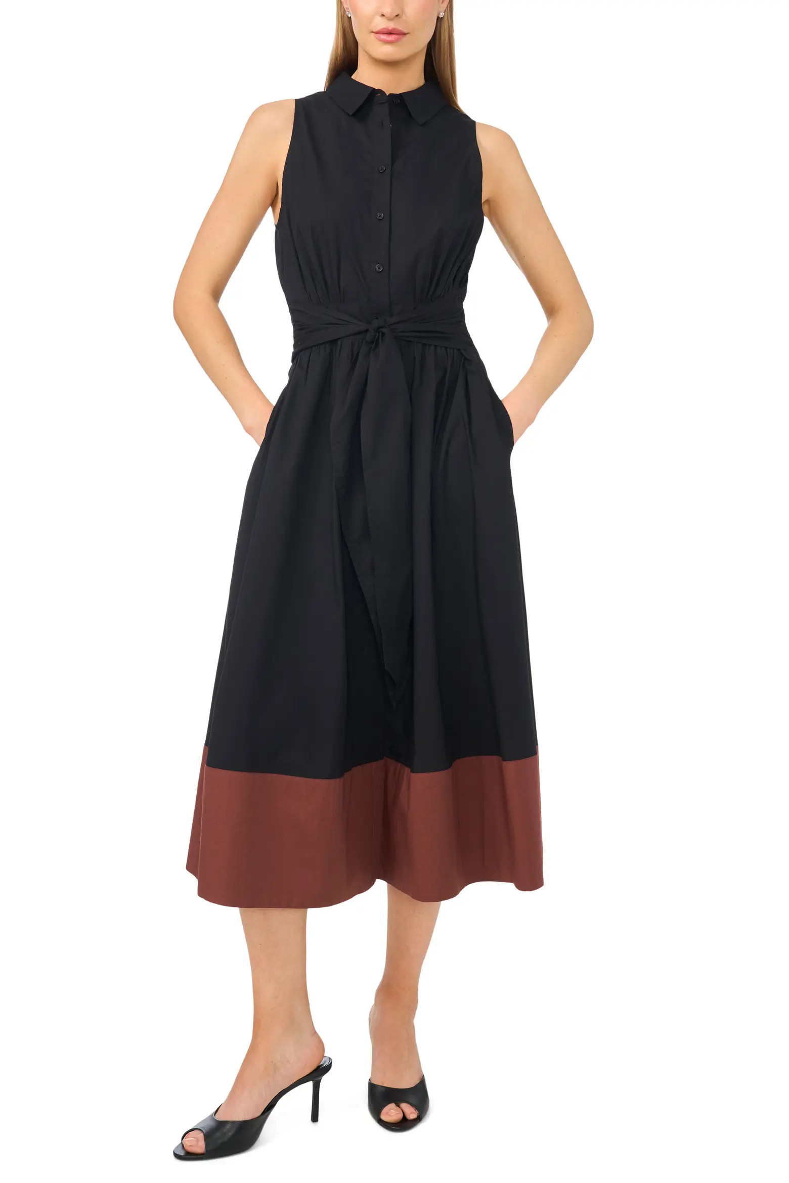 Tie Waist Shirtdress (Women) | Nordstrom | Nordstrom