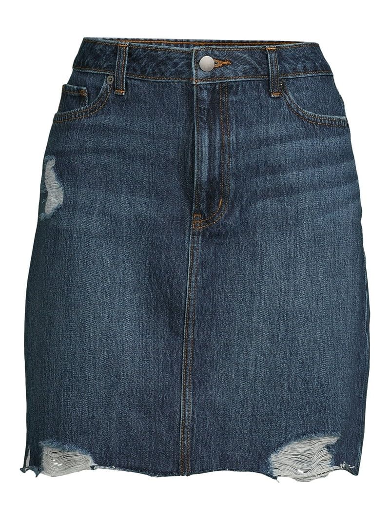 Time and Tru Women's Mini Denim Skirt | Walmart (US)