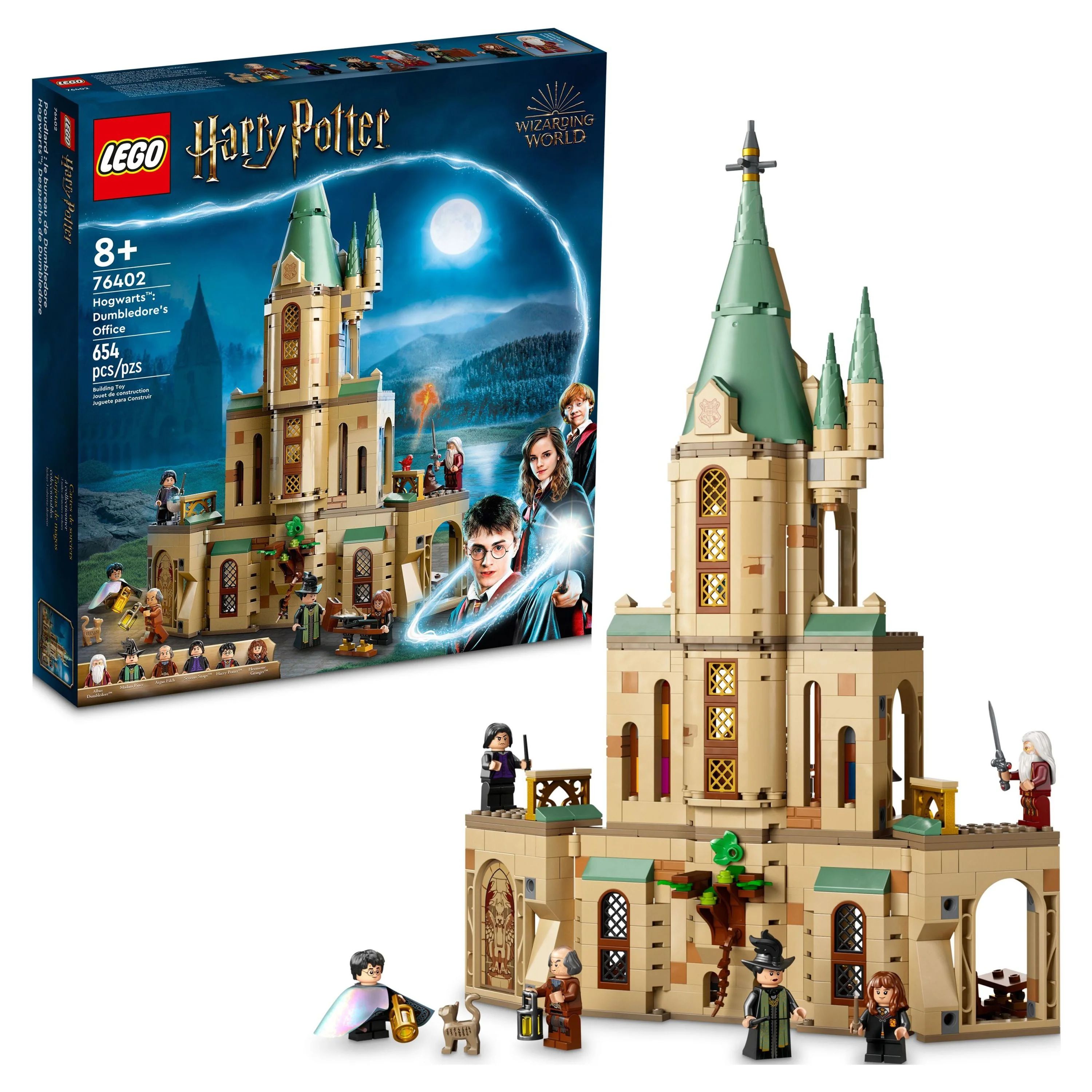 LEGO Harry Potter Hogwarts: Dumbledore’s Office 76402 Castle Toy, Set with Sorting Hat, Sword o... | Walmart (US)