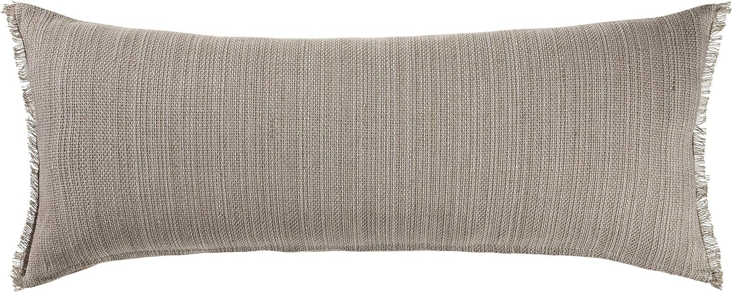 LR Home Polyester Neutral Tan Lumbar Throw Pillow, 1 Count (Pack of 1) | Amazon (US)