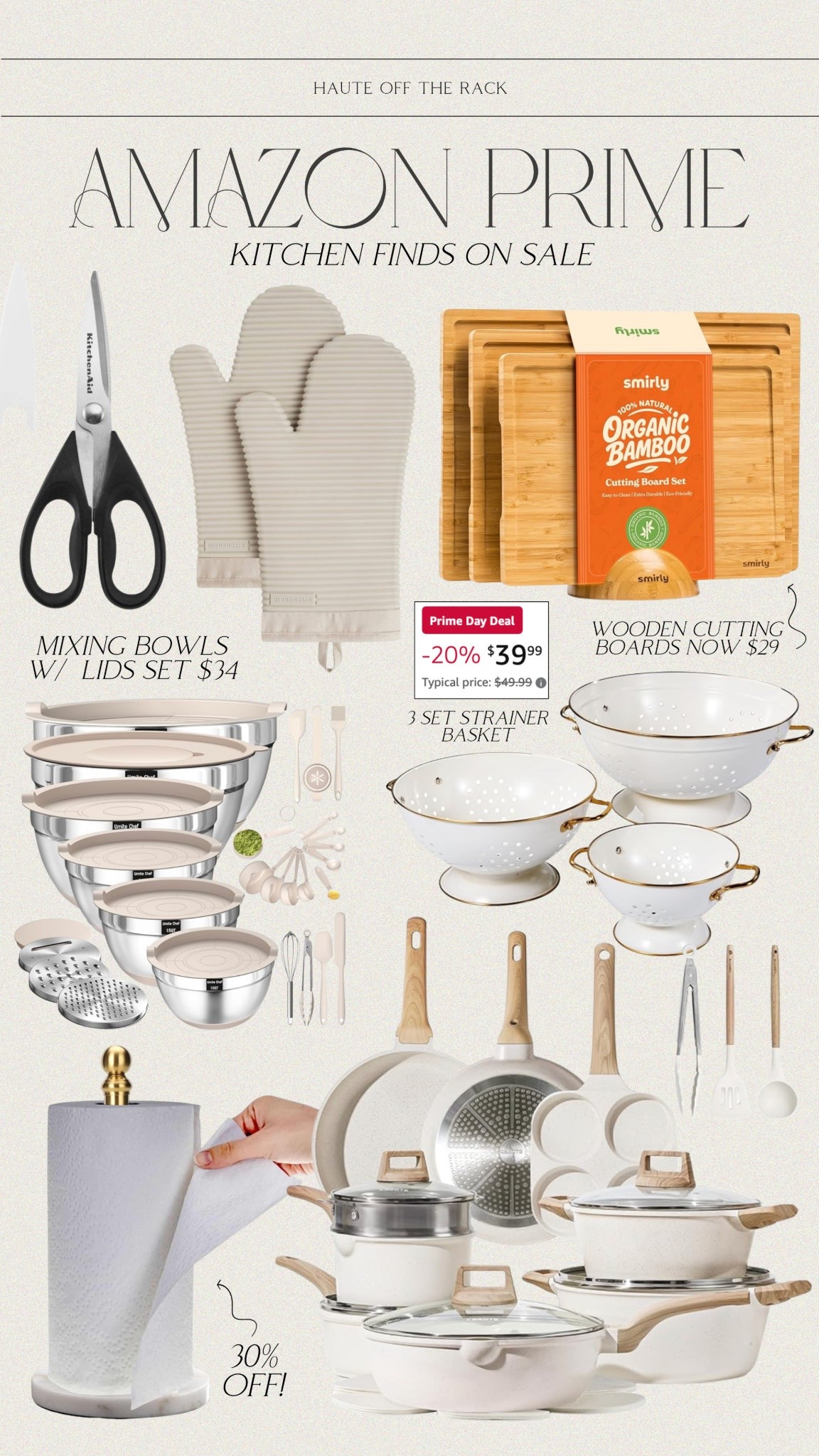 Shop kitchen deals on @amazon for prime day!

 #homeessentials #kitchen #cookware #serveware #woodencuttinboard #aesthetickitchen #primeday #amazonprime #amazon #dailydeal

#LTKSaleAlert #LTKHome