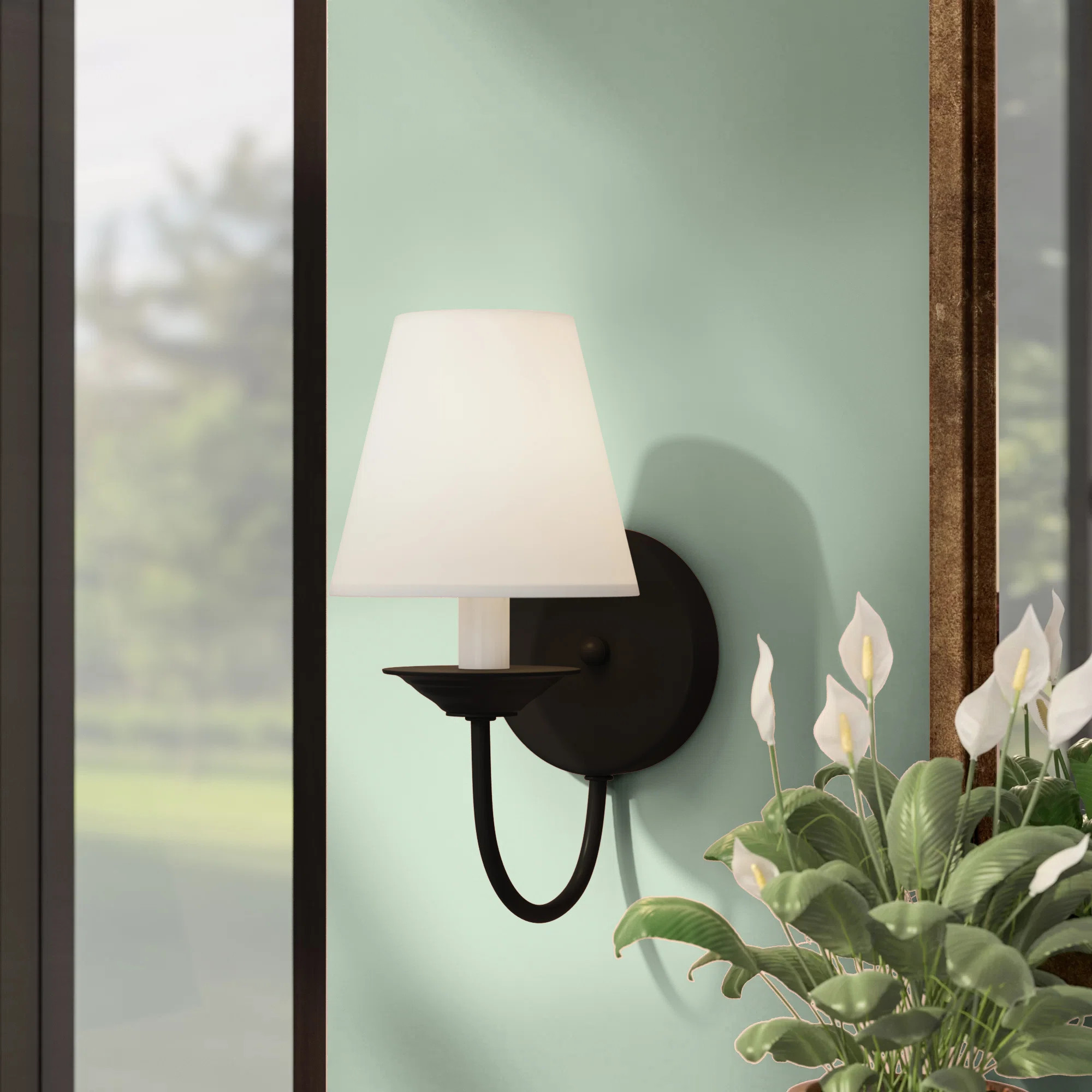 Whitaker Steel Armed Sconce | Wayfair North America