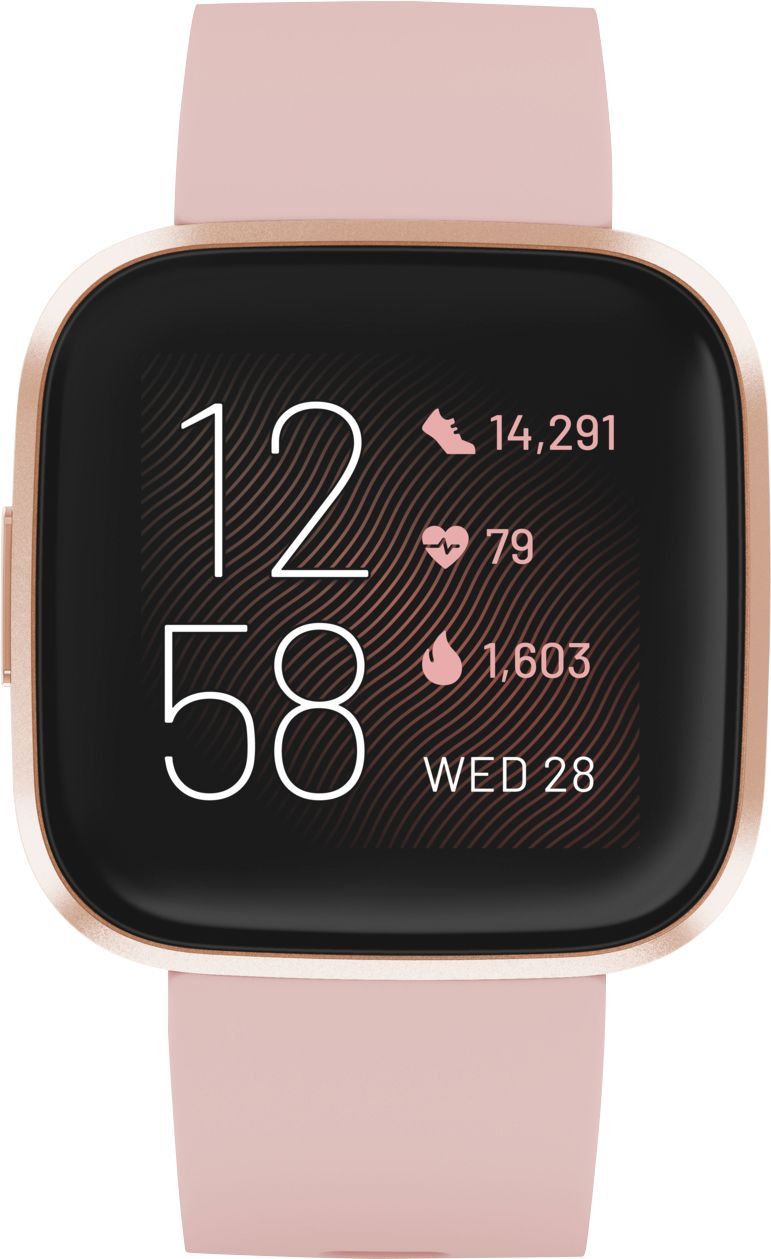 Fitbit Versa 2 Smartwatch 40mm Aluminum Petal/Copper Rose with Silicone Band FB507RGPK - Best Buy | Best Buy U.S.