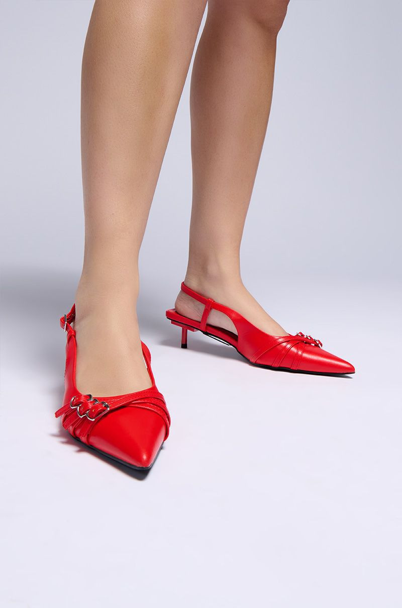 AZALEA WANG SEPIA RED PUMP | AKIRA