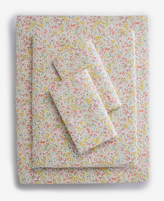 Ditsy Floral Printed 550-Thread Count 3-Pc. Sheet Set, Twin | Macy's