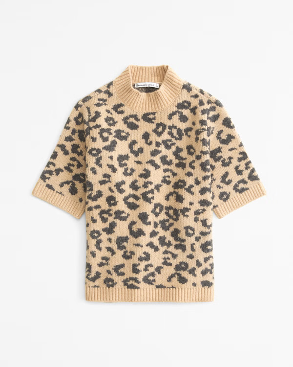 Skimming Mockneck Sweater Tee | Abercrombie & Fitch (US)