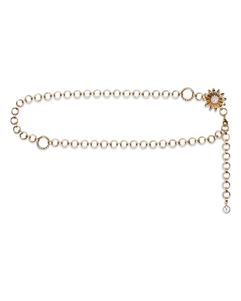 Maje Women's Flower-Embellished Chain Belt | Bloomingdale's (US)