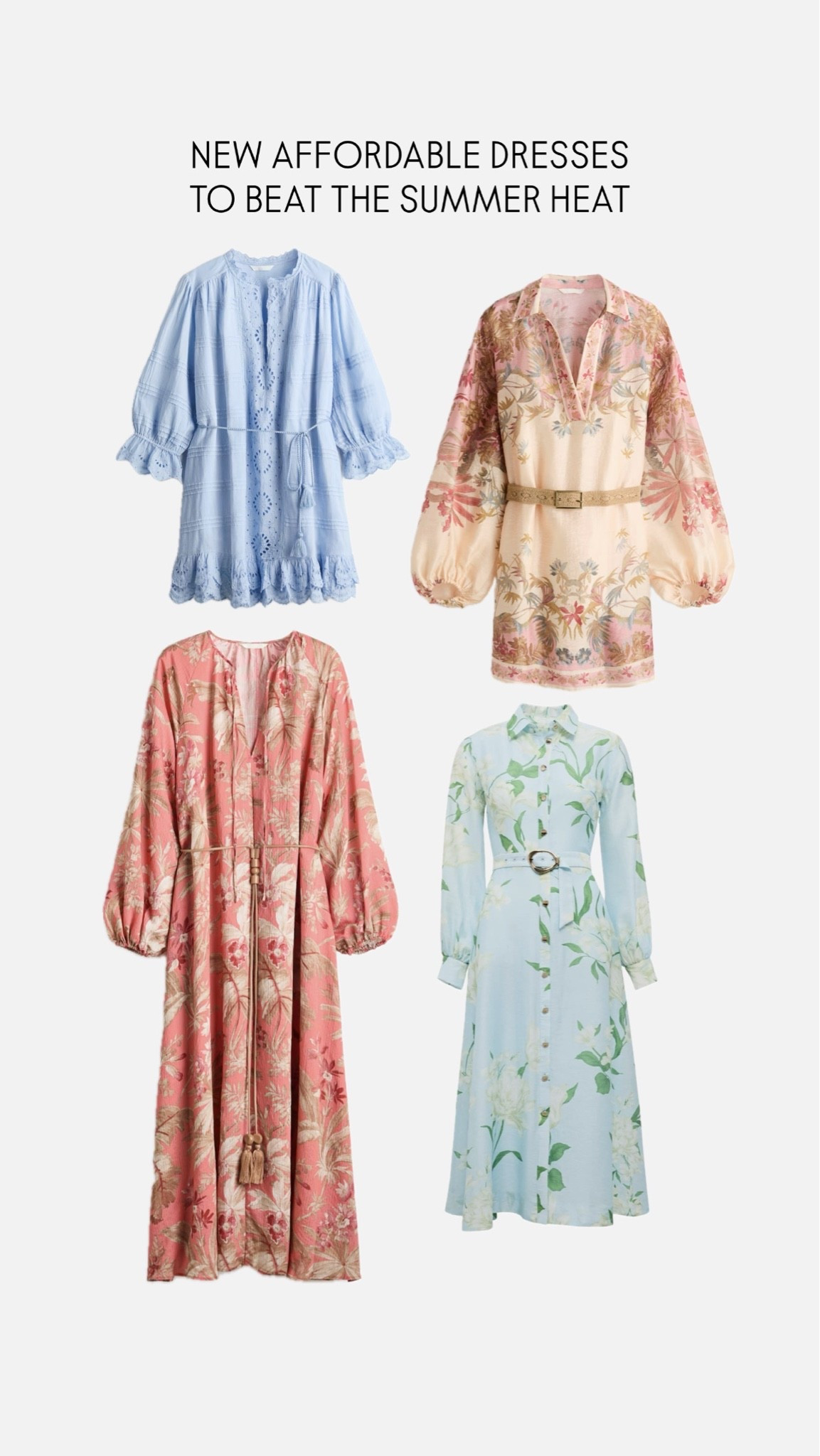 New dresses to beat the heat these are new arrivals from H&M and Nordstrom and these are the perfect flowy dresses to wear for summer events and during the heat wave. 

#summerdress #heatwave #weekend #summeroutfit

#LTKSeasonal #LTKMidsize #LTKWedding