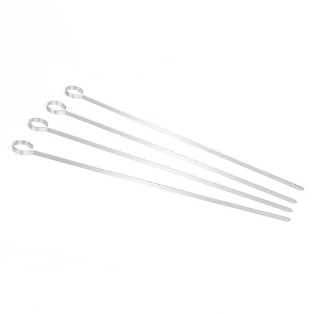 Expert Grill 13.5-inch 4-Pack Stainless Steel Barbecue Skewers | Walmart (US)