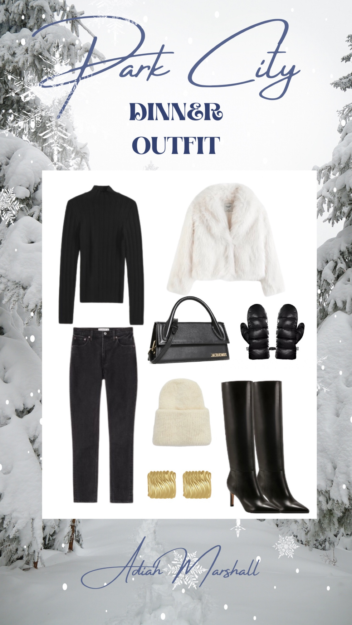 Park City dinner outfit:
Small in coat 
Medium in top 
26 in pants 
TTS in boots 

#LTKTravel #LTKSeasonal #LTKStyleTip