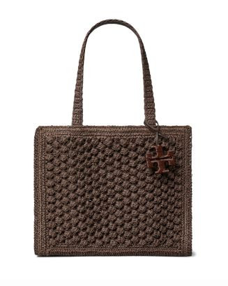 Tory Burch Ella Hand Crochet Straw Tote Bag | Bloomingdale's Handbags | Bloomingdale's (US)